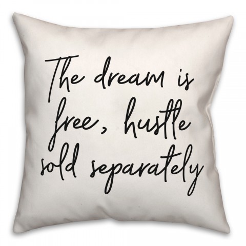 Sold  18x18 Spun Poly Pillow