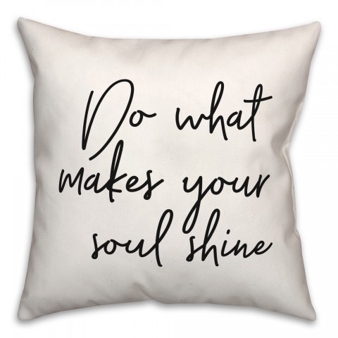 Soul Shine  18x18 Spun Poly Pillow