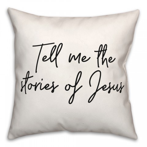 Stories Of Jesus  18x18 Spun Poly Pillow