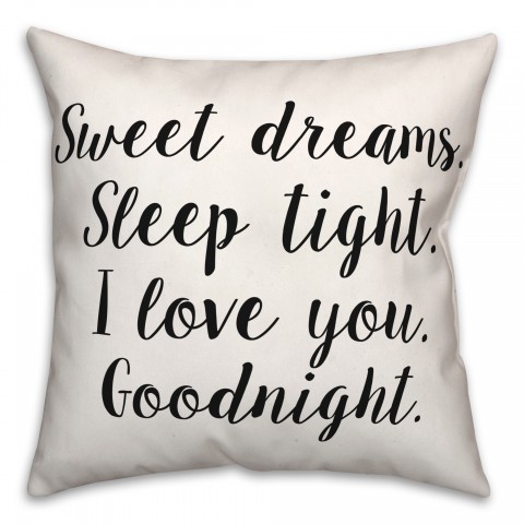 Sweet  18x18 Spun Poly Pillow