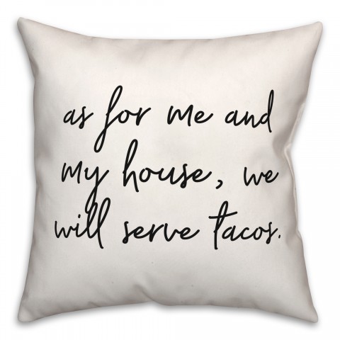 Tacos  18x18 Spun Poly Pillow