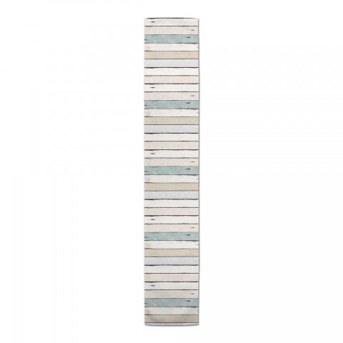 Sea Planks Poly Twill Table Runner