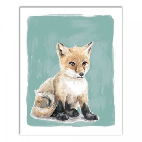 Baby Fox Wall Art