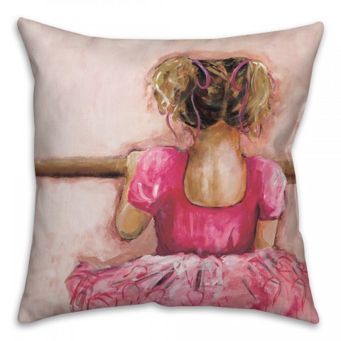 Pink Ballerina  Pillow
