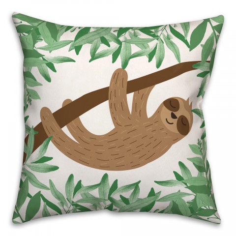 Sleepy Sloth  Pillow