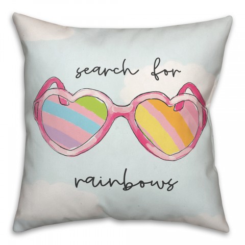 Search For Rainbows Pillow