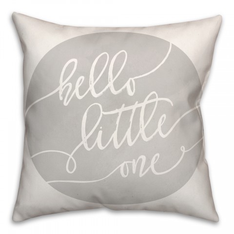 Hello Little One  Pillow