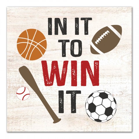In It To Win It Wall Art