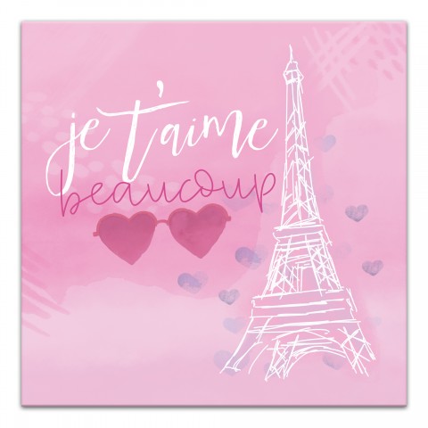 Je t'aime beaucoup Wall Art