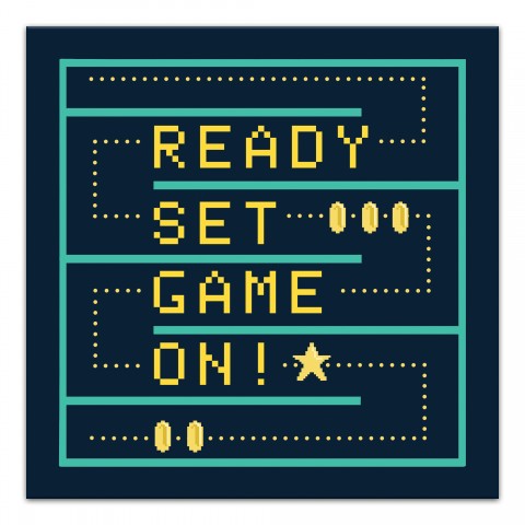 Ready Set Game  Wall Art