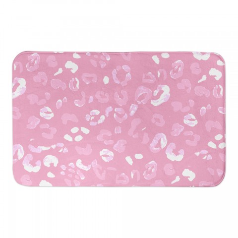 Pink Cheetah Print 34x21 Bath Mat