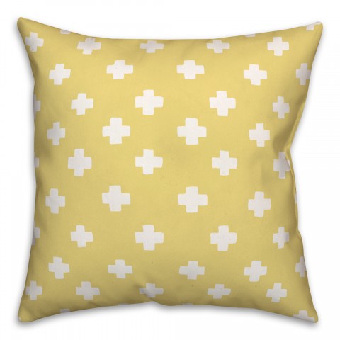 White Crosses Pillow