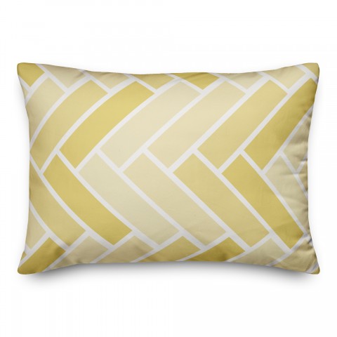 Modern Geo Rectangles  Pillow