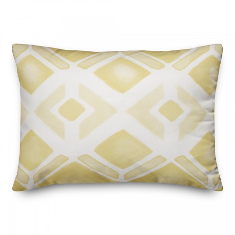 Modern Watercolor Geo  Pillow