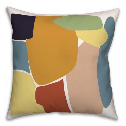 Color Blocks 18x18 Indoor / Outdoor Pillow