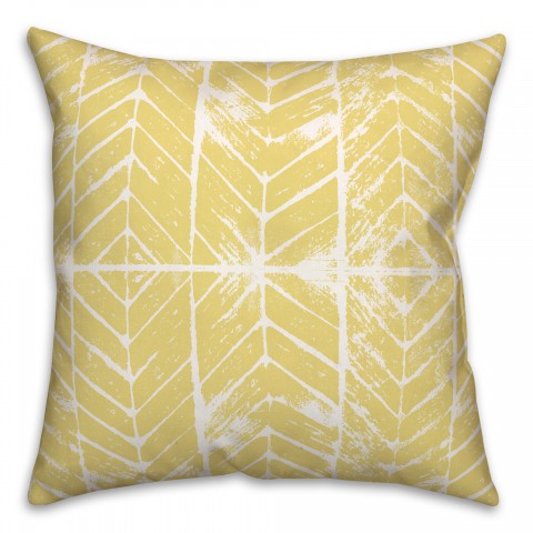 Distressed Chevron Diamond Pillow