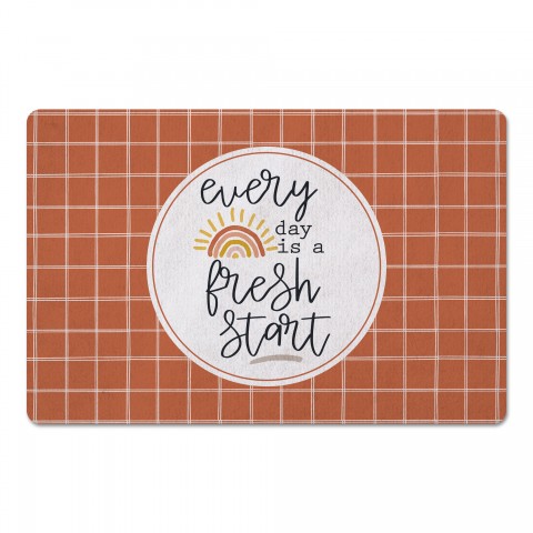 Everyday Is A Fresh Start 27x18 Floor Mat