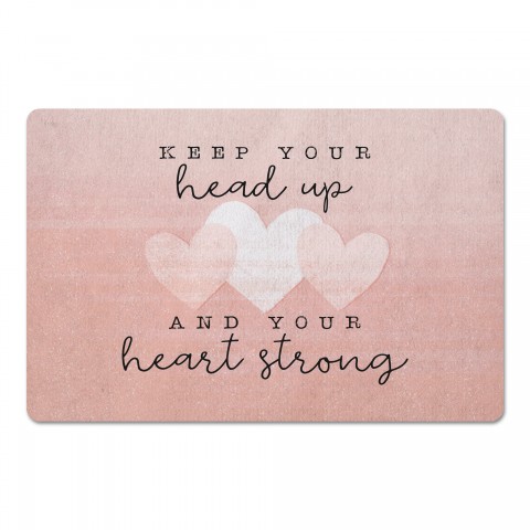 Keep Your Head Up 27x18 Floor Mat