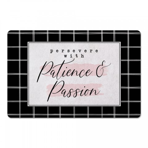 Persevere With Patience 27x18 Floor Mat