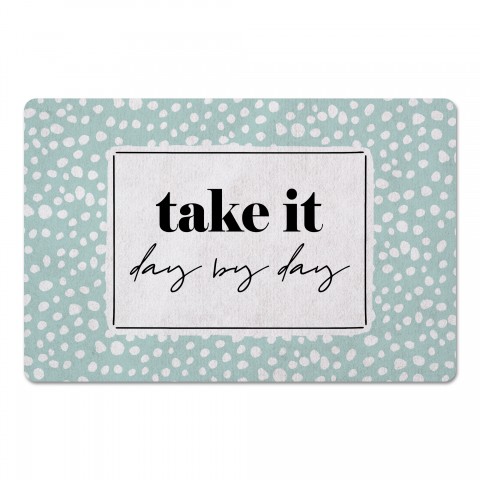 Take It Day By Day 27x18 Floor Mat