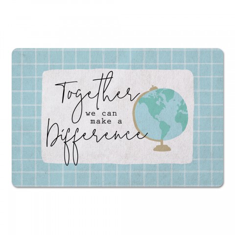 Together We Can Make A Difference 27x18 Floor Mat