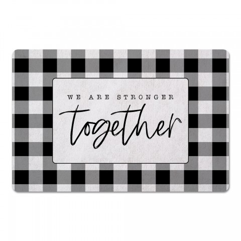 We Are Stronger Together 27x18 Floor Mat