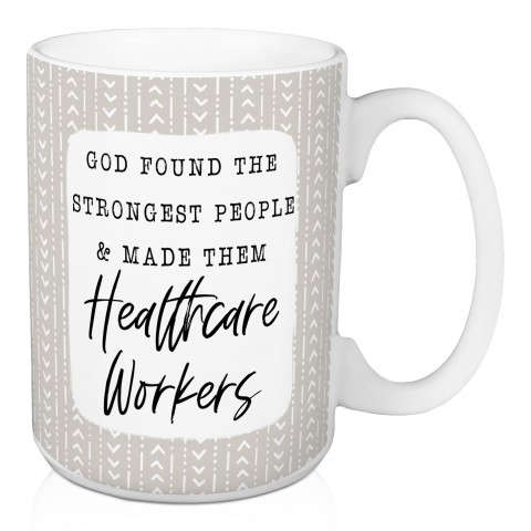 God and Healthcare 15 oz Mug
