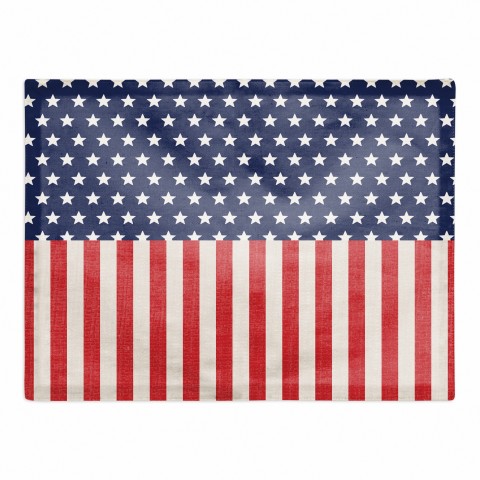 America Stars and Stripes 18x14 Poly Twill Placemat