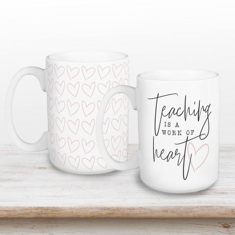 Teaching is a Work of Heart Drinkware Collection