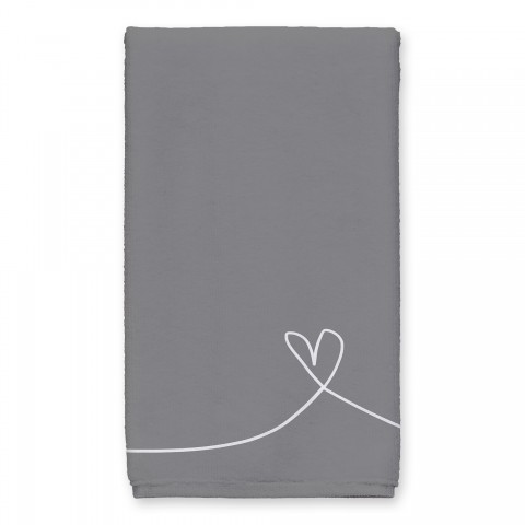 Heart Line Design 16x25 Towel