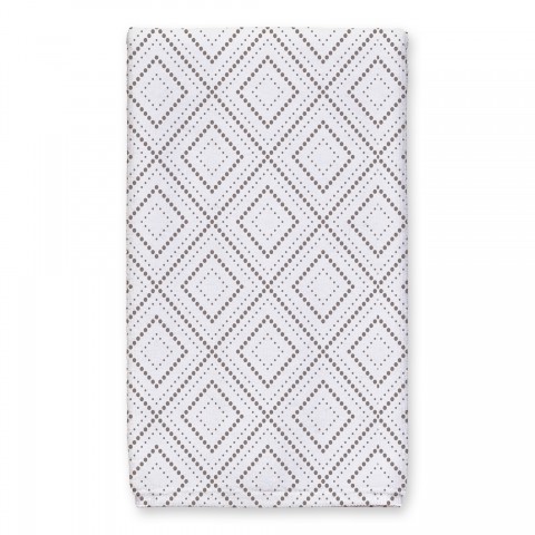 Gray and White Diamond Pattern 16x25 Towel