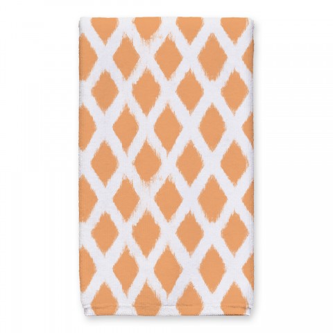 Peach Diamond Pattern 16x25 Towel