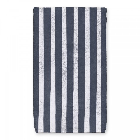 Slate Stripes Pattern 16x25 Towel