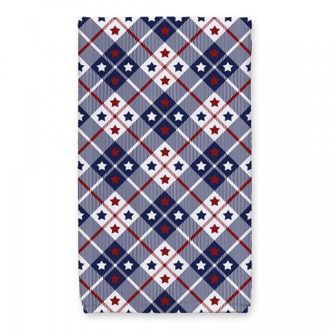 Stars and Stripes Pattern 16x25 Towel