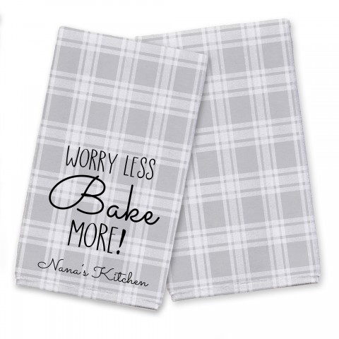 Worry Less Bake More Textiles Collection