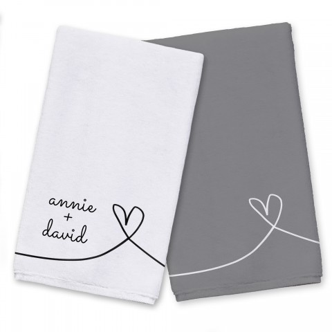 Heart Line Names Textiles Collection