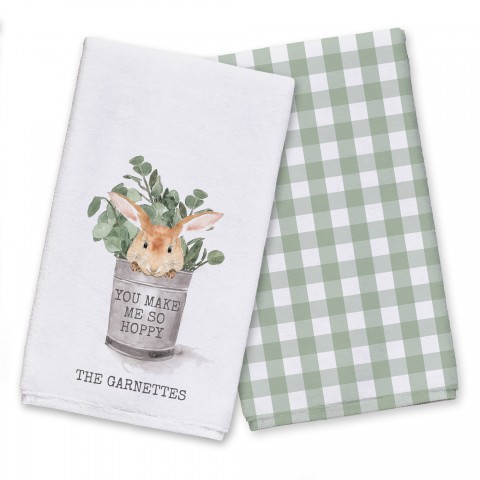 Hoppy Bunny Bucket Textiles Collection
