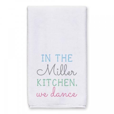 Kitchen Dance 16x25 Personalized Towel