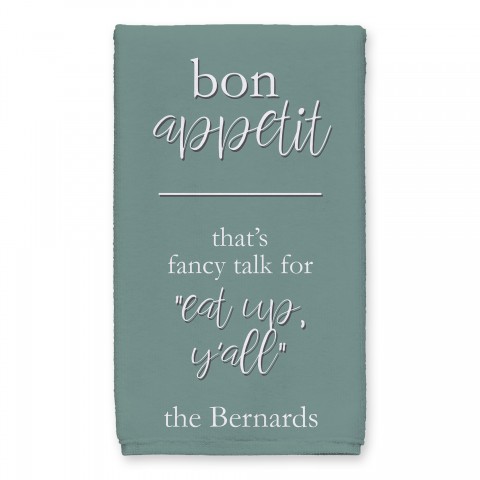 Eat Up Yall 16x25 Personalized Towel