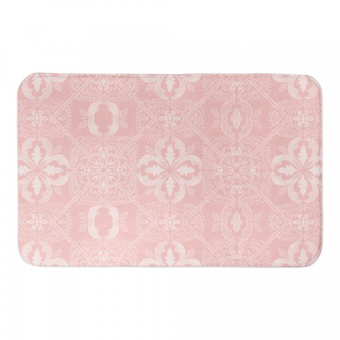 Pink Tiles Pattern 34x21 Bath Mat