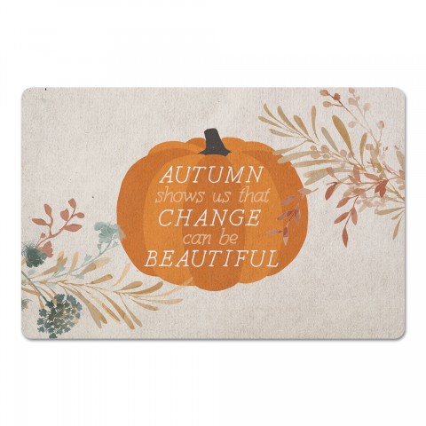 Autumn Change Can Be Beautiful 27x18 Floor Mat