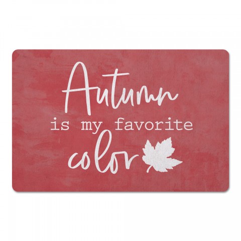 Autumn is my Favorite Color 27x18 Floor Mat
