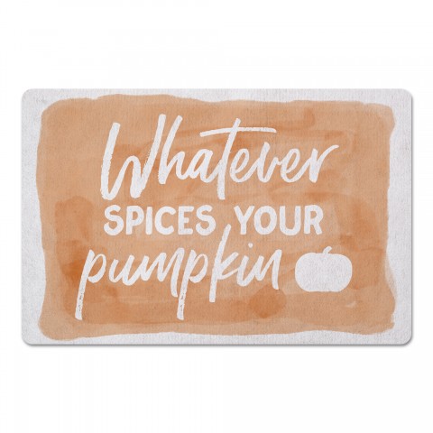 Watever Spices Your Pumpkin 27x18 Floor Mat
