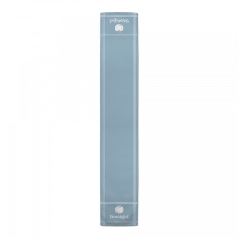 Blue Thankful Pumpkin 16x72 Poly Twill Table Runner
