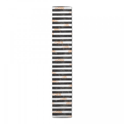 Spiderwebs and Stripes Pattern Runner