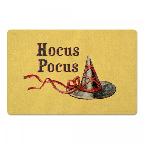 Hocus Pocus Witch Hat 27x18 Floor Mat
