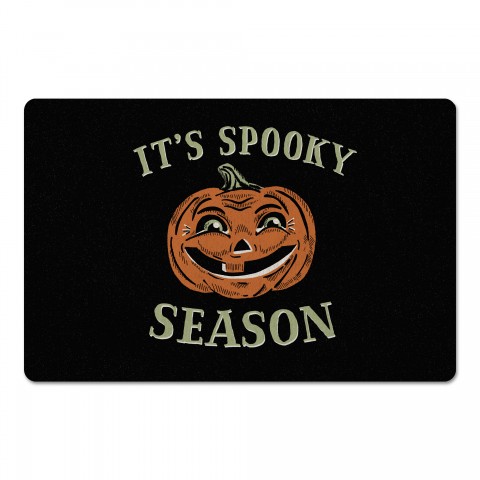 Retro Pumpkin Spooky Season 27x18 Floor Mat