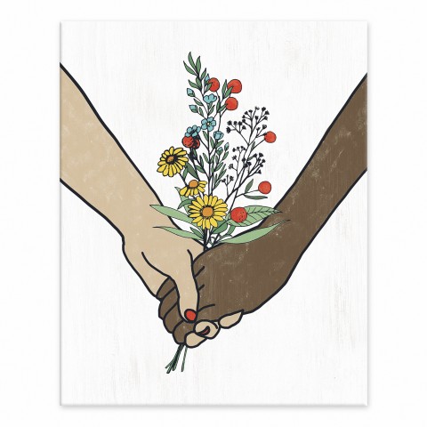 Unity Hands 8x10 Tabletop Canvas