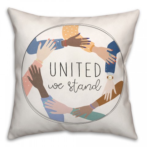 United We Stand 18x18 Spun Poly Pillow