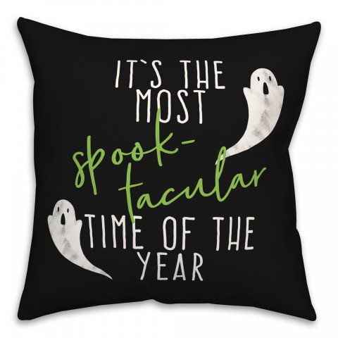 Spooktacular Night of the Year 18x18 Spun Poly Pillow